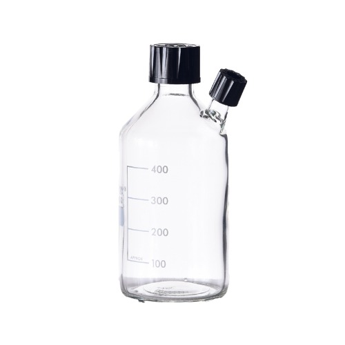 부속품 Clear pyrex glass, with connection neck reagent bottles 500mL, 32mm