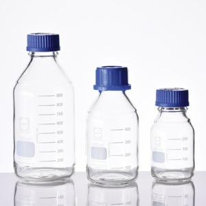 부속품 Clear borosilicate glass reagent bottles